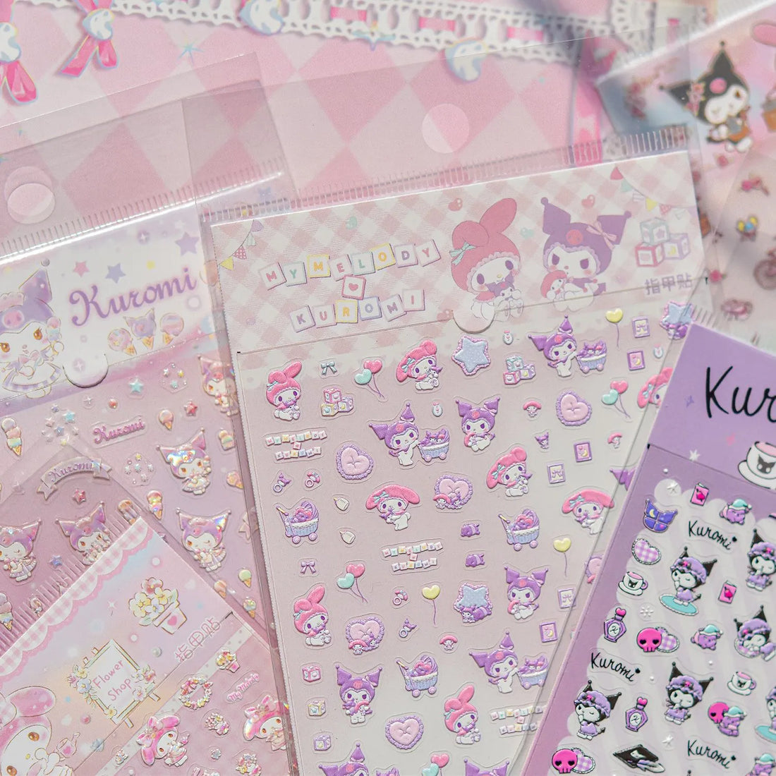 Sanrio x Tomoni Sanrio Characters 3D Embossed Stickers for Nail Art, Journaling & DIY, image 5