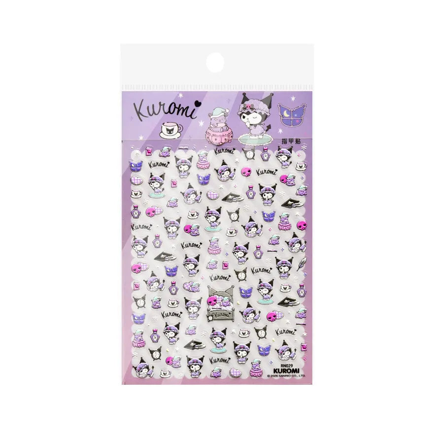 Sanrio x Tomoni Sanrio Characters 3D Embossed Stickers for Nail Art, Journaling & DIY, image 8