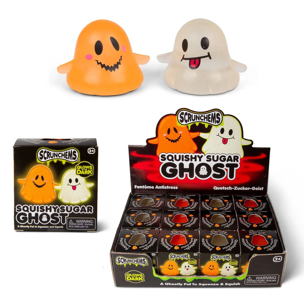 Scrunchems Glow-in-The-Dark Sugar Ghost Squishy, image 3