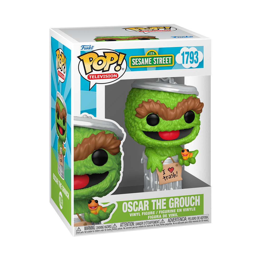Funko Pop! Sesame Street - Oscar the Grouch Vinyl Figure, image 2