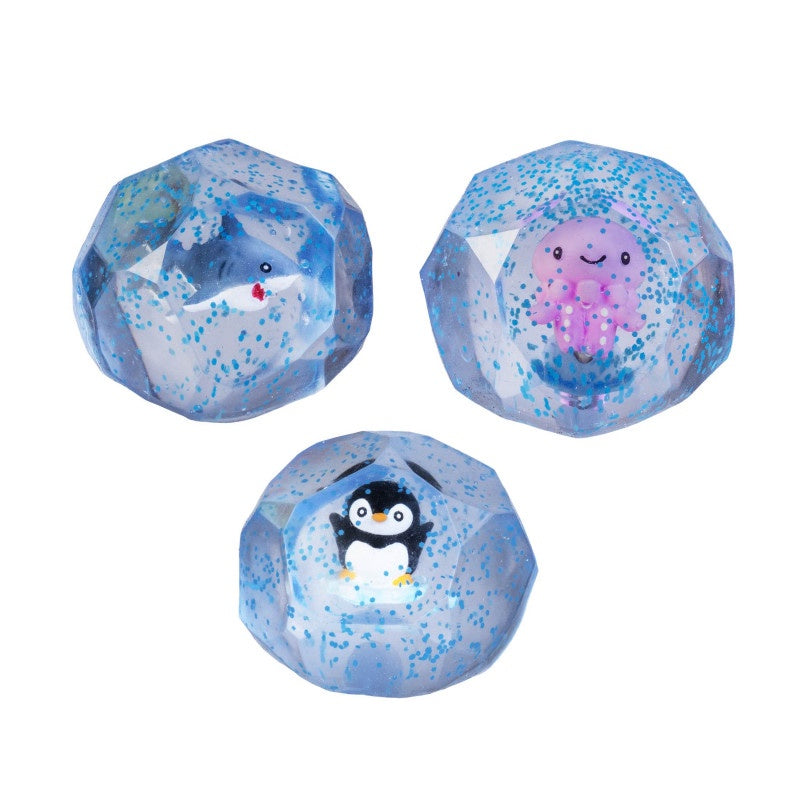 Smoosho’s Super Squeeze Diamond Sphere Glow-in-the-Dark Sea Animal