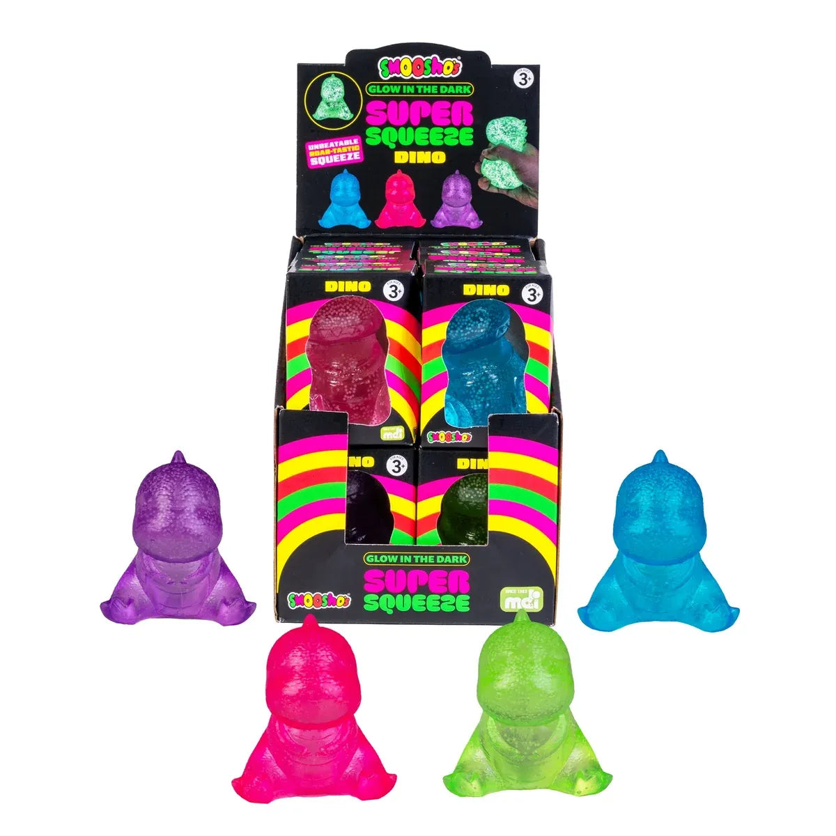 Smoosho's Super Squeeze Glow in the Dark Dino