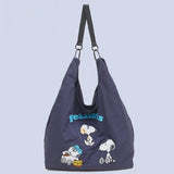 Snoopy Embroidered Tote Bag