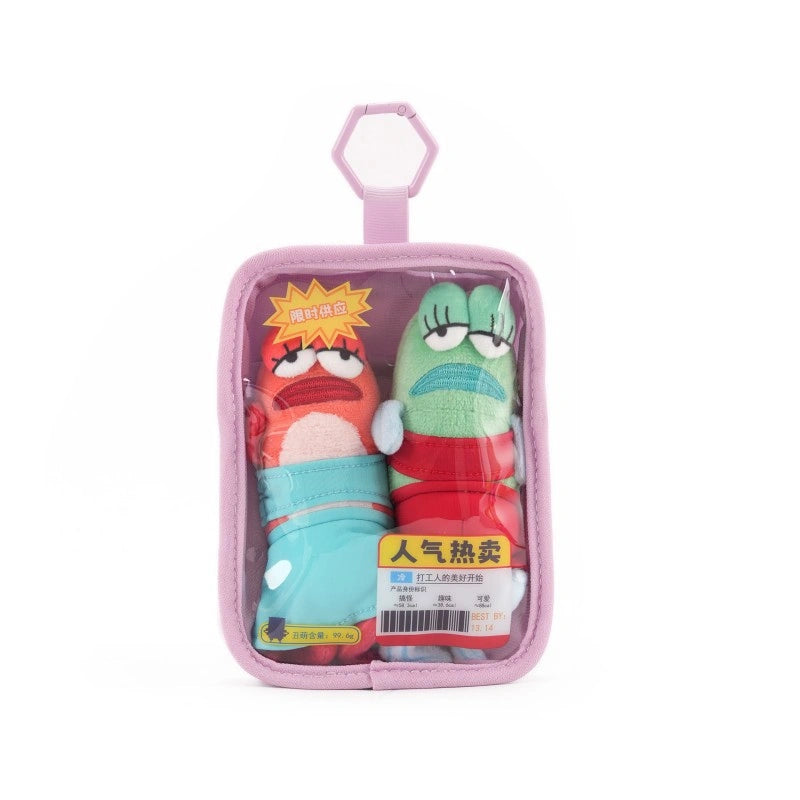 SpongeBob SquarePants Bikini Bottom Plush Duo Coin Purse with Clip, image 5