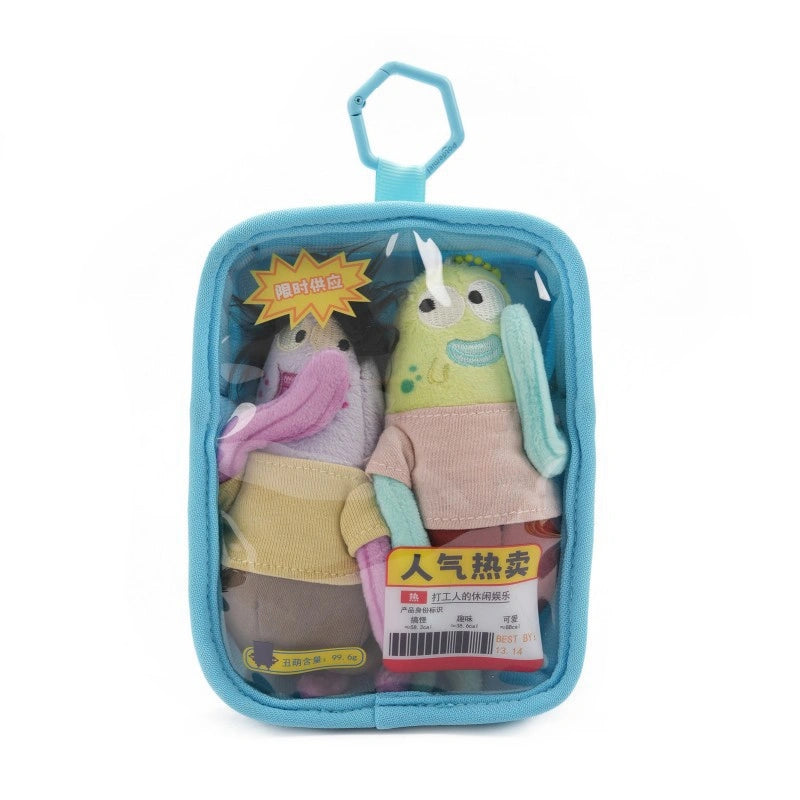 SpongeBob SquarePants Bikini Bottom Plush Duo Coin Purse with Clip, image 4