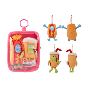 SpongeBob SquarePants Bikini Bottom Plush Duo Coin Purse with Clip, image 6