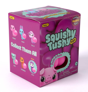 Squishy Tushy Toys Series 1 Blind Box with collectible figures and unique squishy feature.