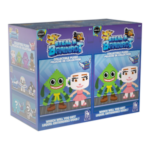 Steal A Brainrot Mystery Collectible Plush Blind Box featuring various characters and designs from the game.