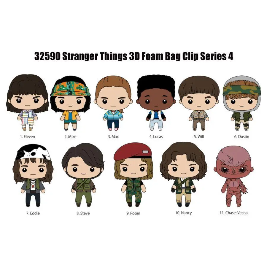 Stranger Things - 3D PVC Bag Clips Series 4 Blind Bag, image 3