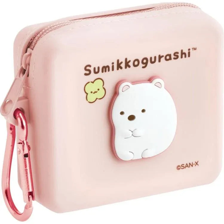 San-X Universe Mini Silicone Accessory Case With Carabiner, image 3