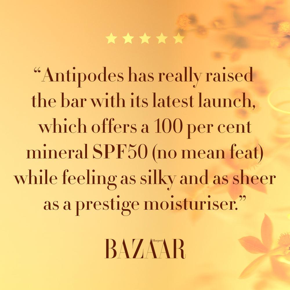 Antipodes Supernatural SPF50+ Ceramide Silk Facial Sunscreen 60ml, image 10
