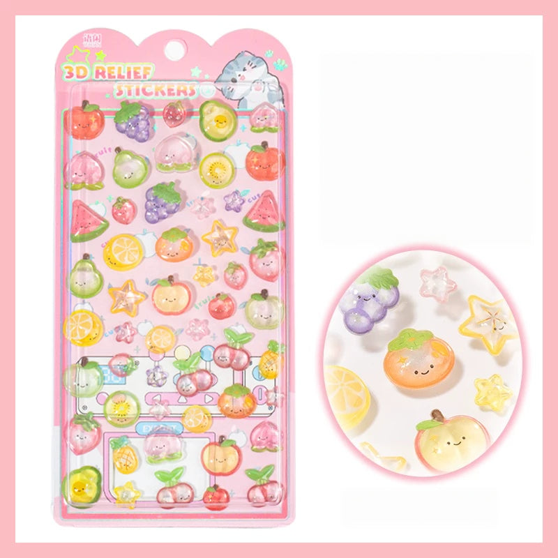 Sweet Party Series 3D Relief Stickers, image 11