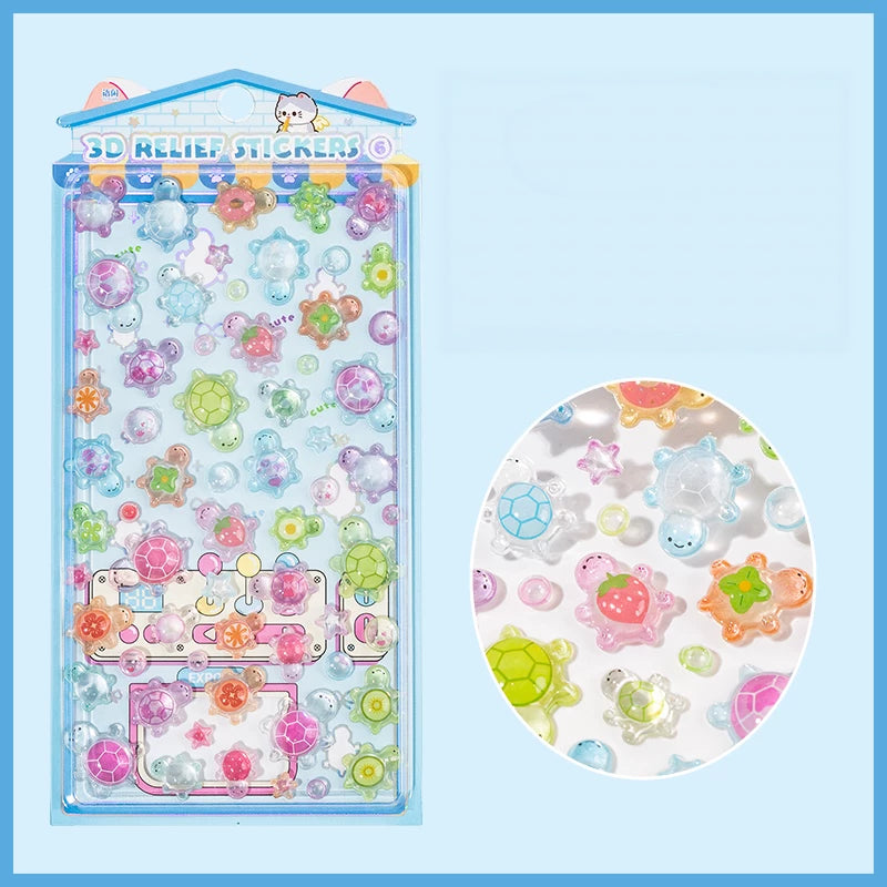 Sweet Party Series 3D Relief Stickers, image 7