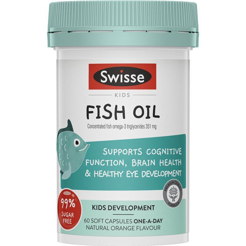 Swisse Kids Fish Oil  60 Capsules