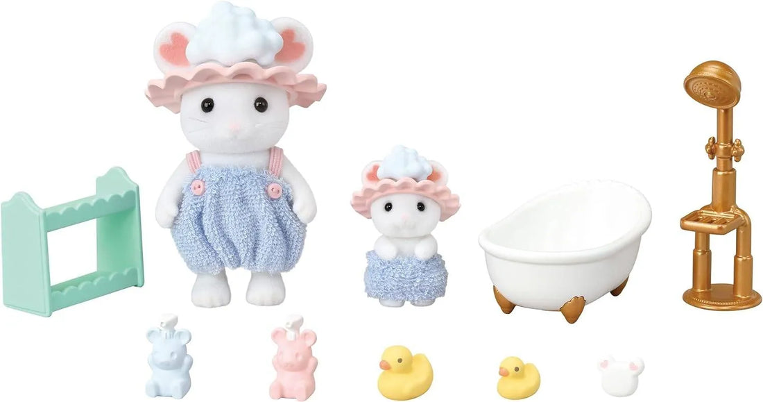 Sylvanian Families Bath Time Bubble Siblings, image 6