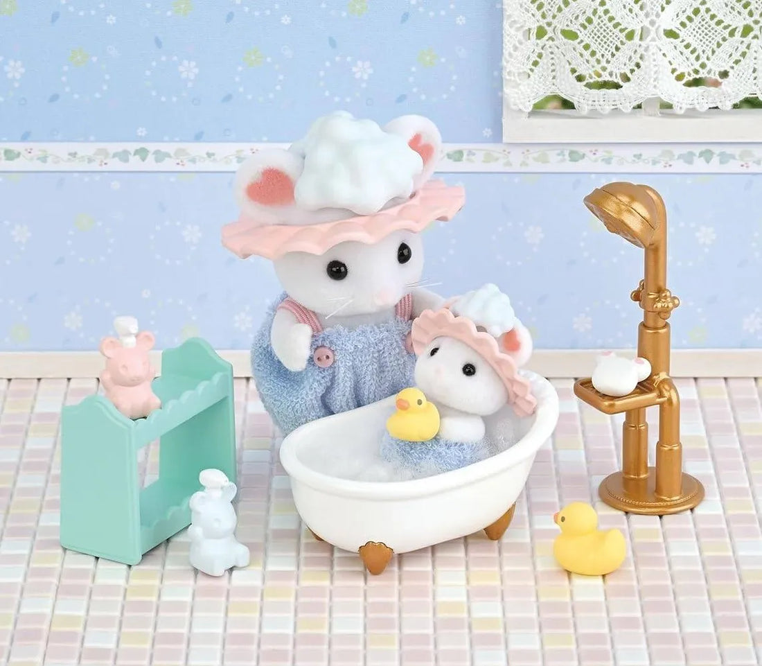 Sylvanian Families Bath Time Bubble Siblings, image 3