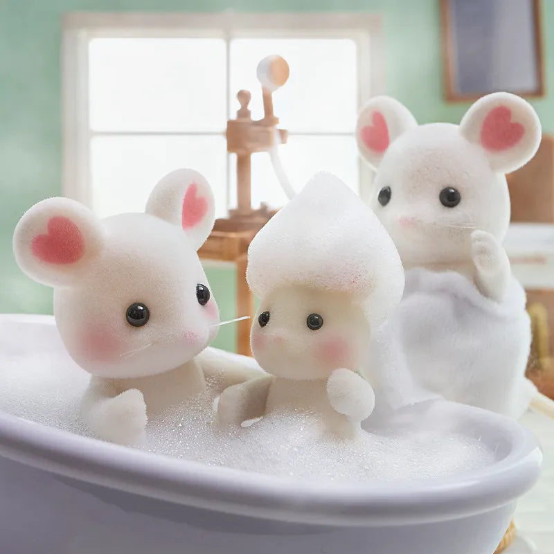 Sylvanian Families Bath Time Bubble Siblings, image 4