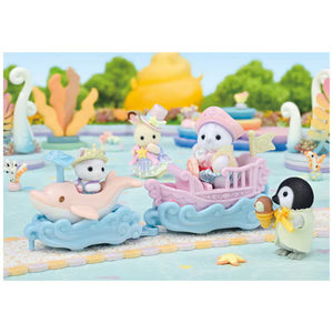 Sylvanian Families Ride the Waves set - boat swaying feature detail