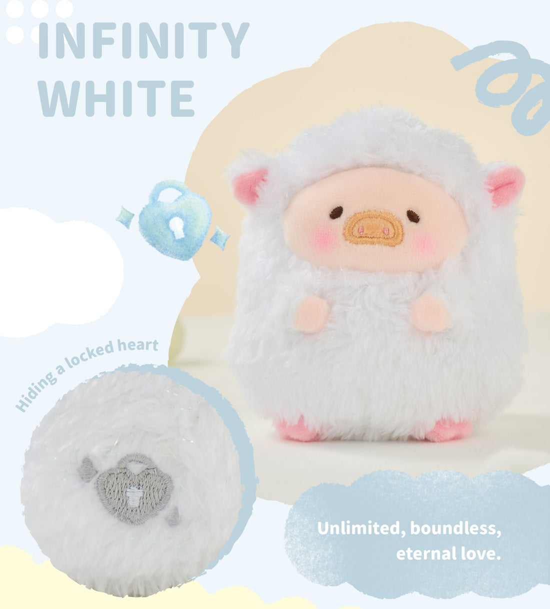 LuLu The Piggy LuLu Rainbow Sheep Plush Blind Box - Single Box, image 11