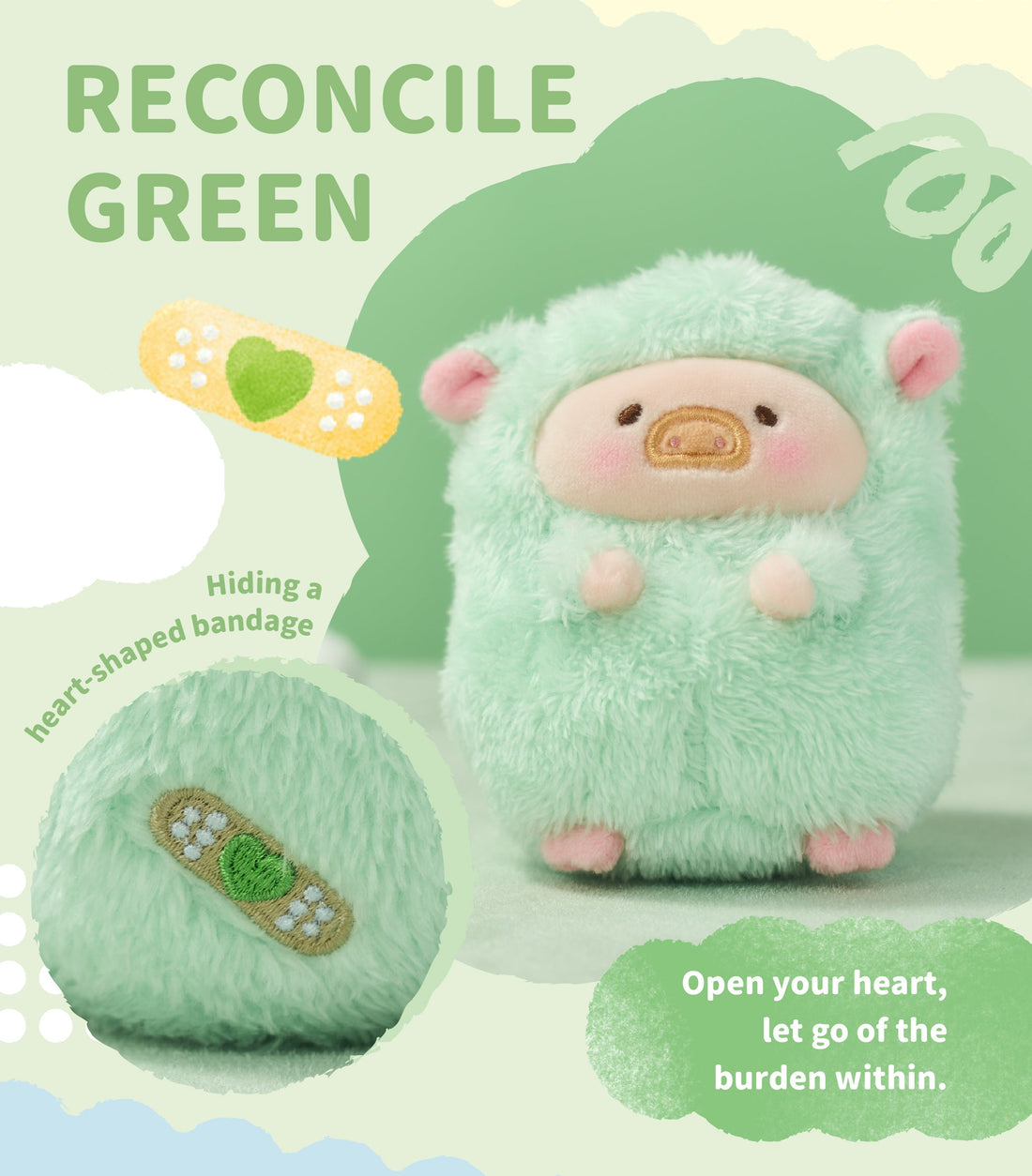 LuLu The Piggy LuLu Rainbow Sheep Plush Blind Box - Single Box, image 9