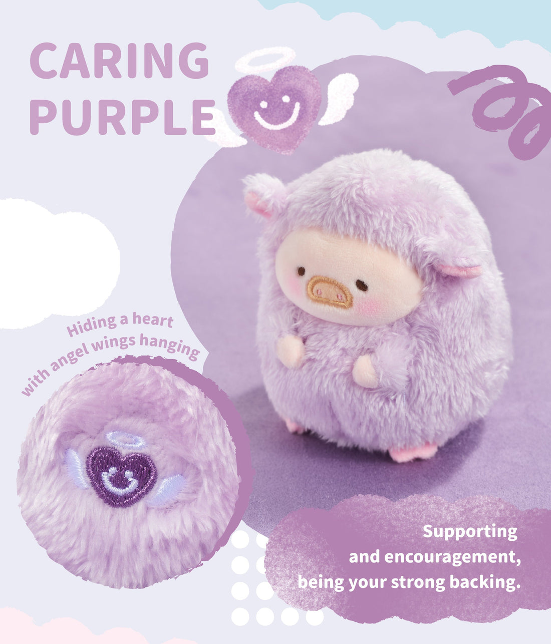 LuLu The Piggy LuLu Rainbow Sheep Plush Blind Box - Single Box, image 7