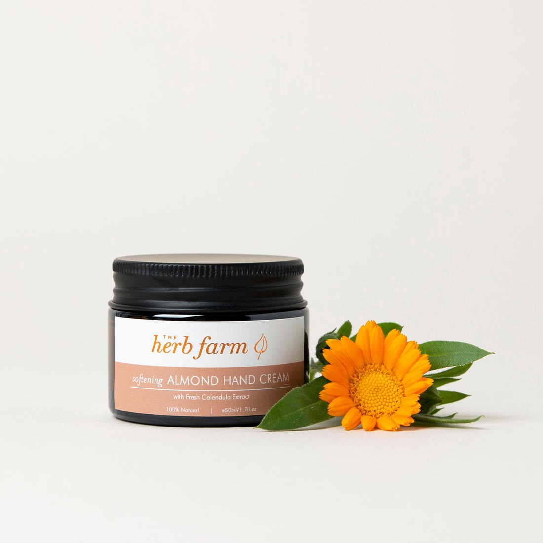 The Herb Farm Softening Almond Hand Cream with Fresh  & Calendula  Extract 50ml