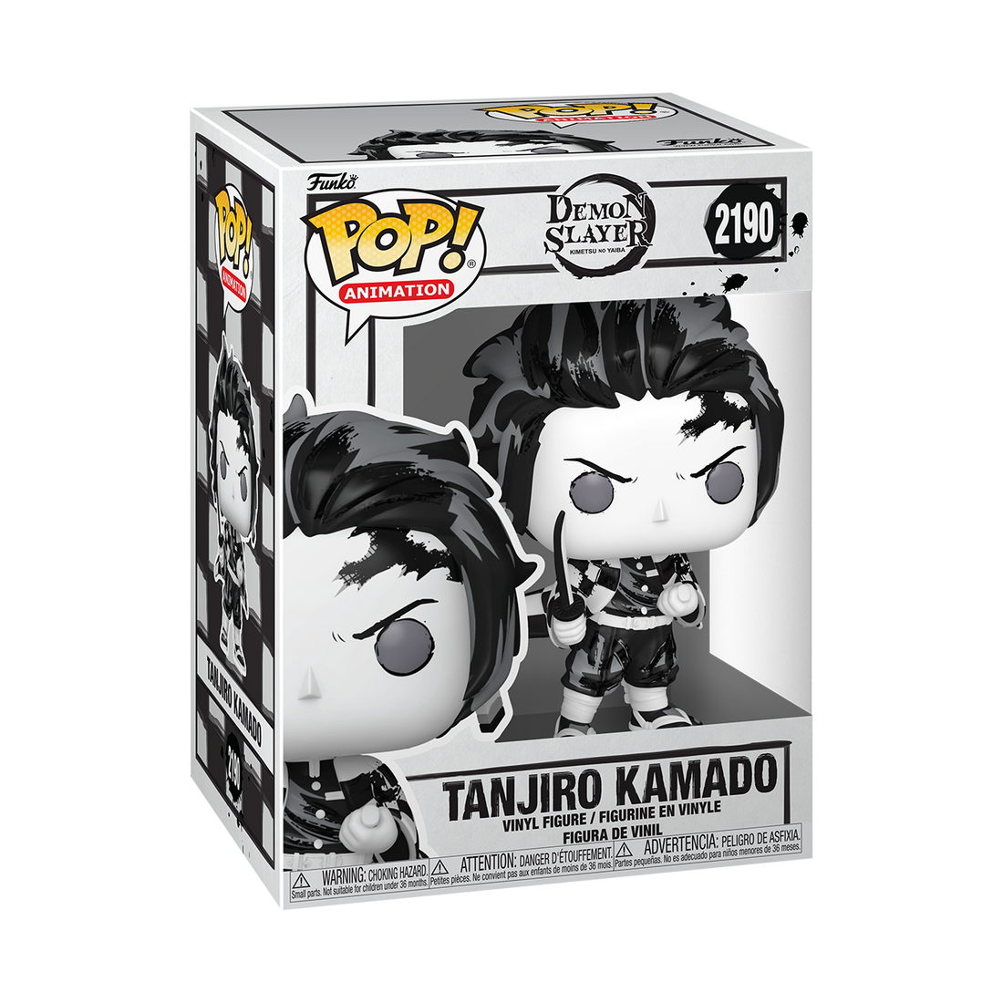 Funko Pop! Demon Slayer - Tanjiro (Sumi-Ink) Vinyl Figure, image 2