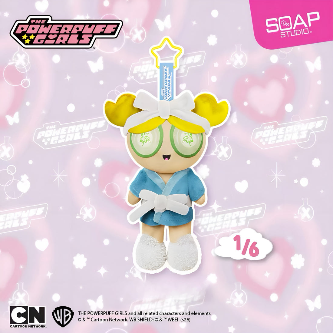 The Powerpuff Girls Cozy Moment Plush Bag Charm Blind Box, image 8