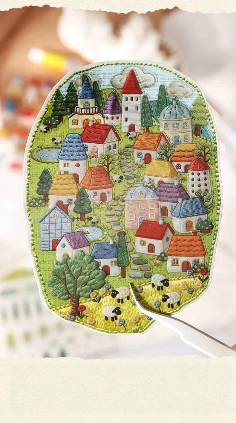 Tomato-Jam Girl Embroidery Deco Scene Sticker Pack, image 8