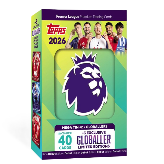 Topps 2026 Premier League Trading Card Mega Tin