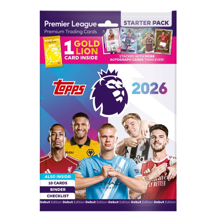 Topps 2026 Premier League Trading Card Starter Pack