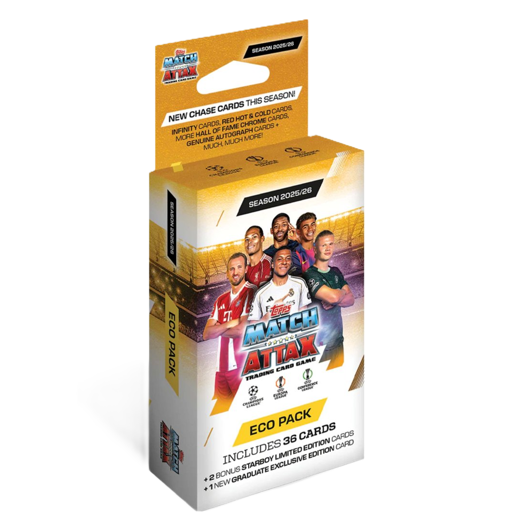 Topps UEFA MA Champions League 2025/2026 Edition Trading Card ECO Hanger Box
