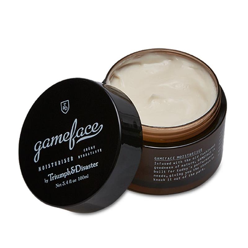Triumph & Disaster Gameface Moisturiser Jar - a 100ml jar of nourishing and hydrating skincare product for a refreshed, healthy complexion.