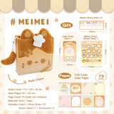 Tutu & Byebye Plush Mini Refillable Pocket Notebook