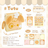 Tutu & Byebye Plush Mini Refillable Pocket Notebook