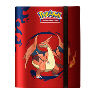 Ultra Pro Pokémon TCG 9-Pocket PRO-Binder - Mega Charizard X and Mega Charizard Y with bold artwork.
