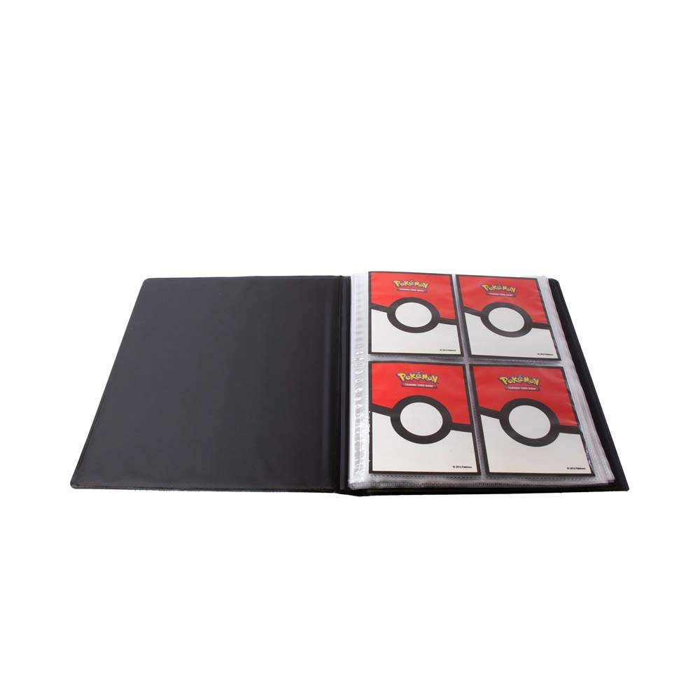 Ultra Pro Pokémon TCG 4-Pocket Portfolio - Mega Charizard X & Mega Charizard Y opened to showcase card slots.