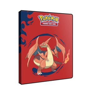 Ultra Pro Pokémon TCG 9-Pocket Portfolio - Mega Charizard X & Mega Charizard Y featuring bold Charizard artwork.