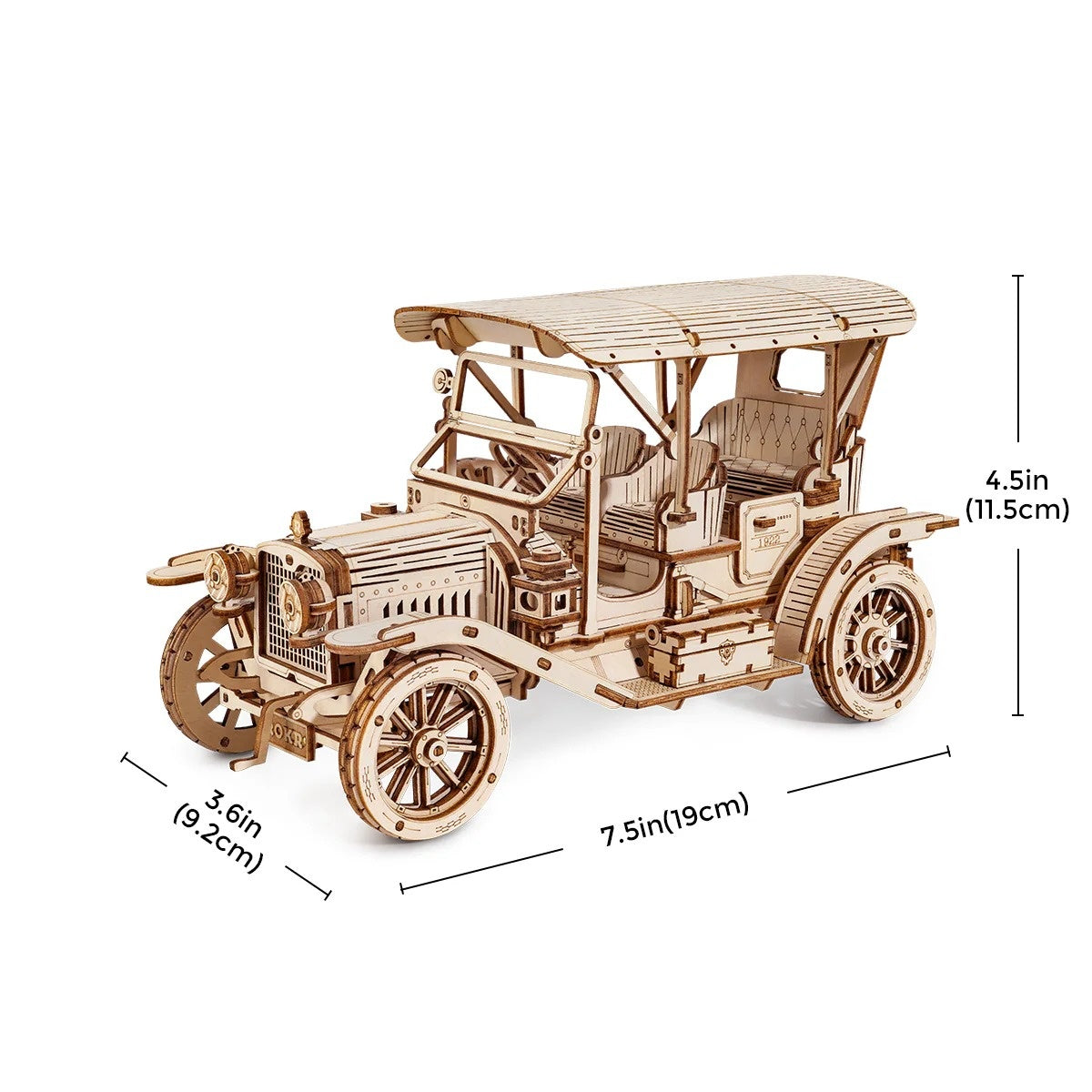 ROKR Vintage Car Scale Model 3D Puzzle DIY Kit