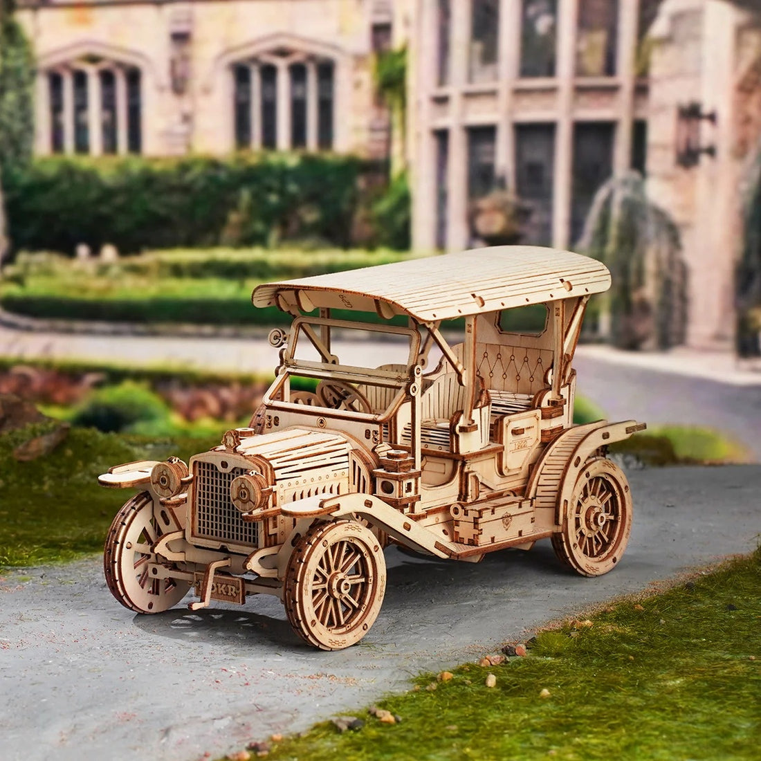 ROKR Vintage Car Scale Model 3D Puzzle DIY Kit, image 6