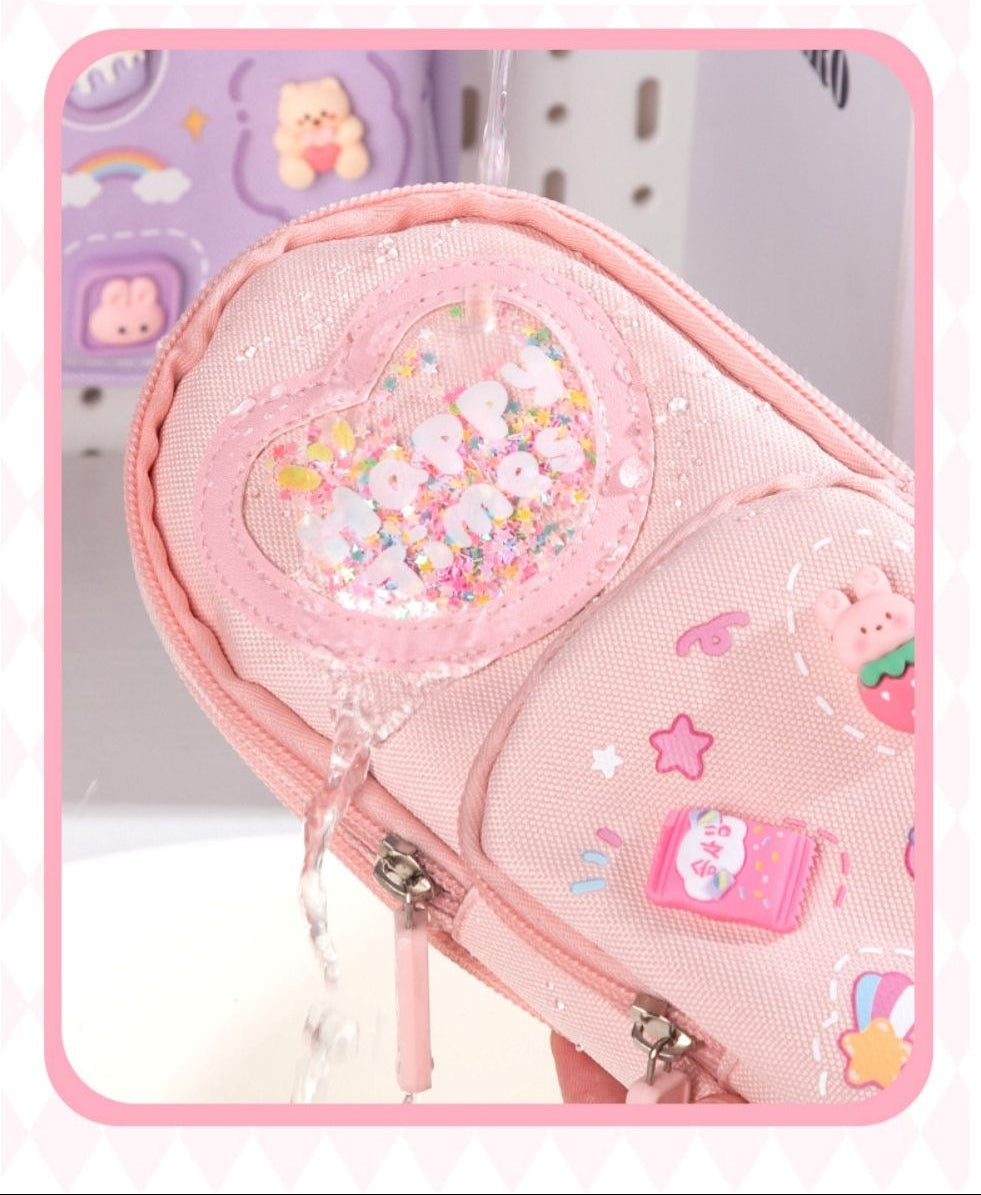 Waterproof Backpack-Shaped Pencil Case, image 3