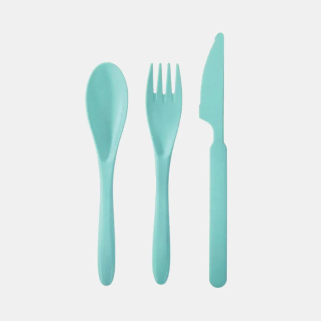 isGift Wheat Straw Cutlery Set - Assorted Colours, image 2