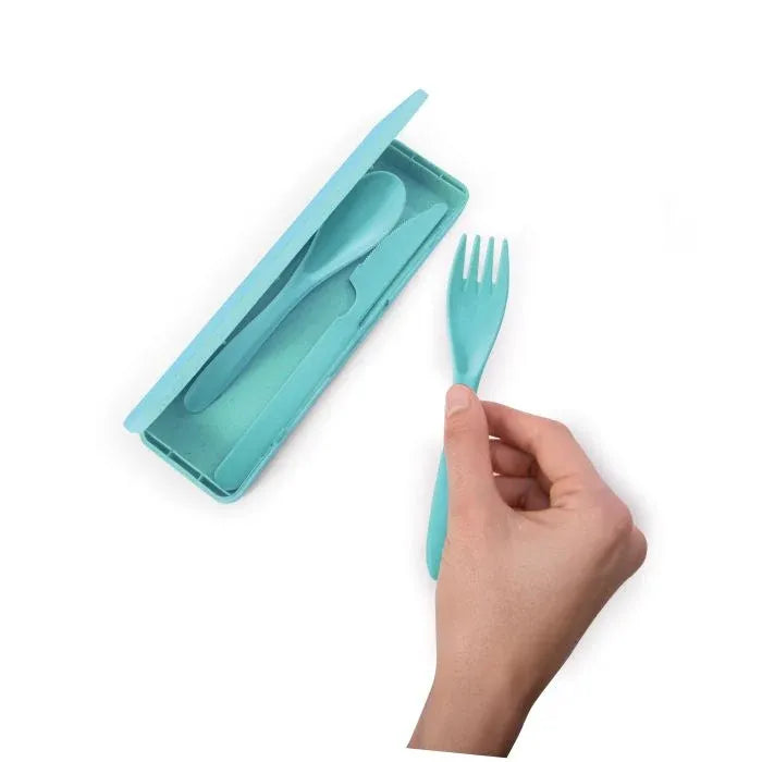 isGift Wheat Straw Cutlery Set - Assorted Colours, image 3
