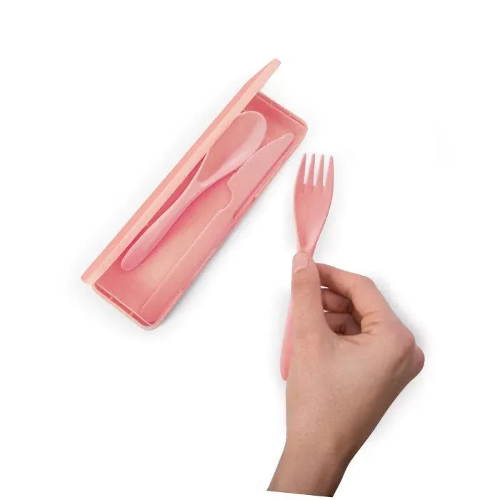 isGift Wheat Straw Cutlery Set - Assorted Colours, image 5