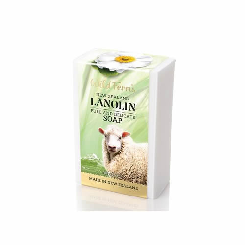 Wild Ferns Lanolin Pure and Delicate Soap 135g