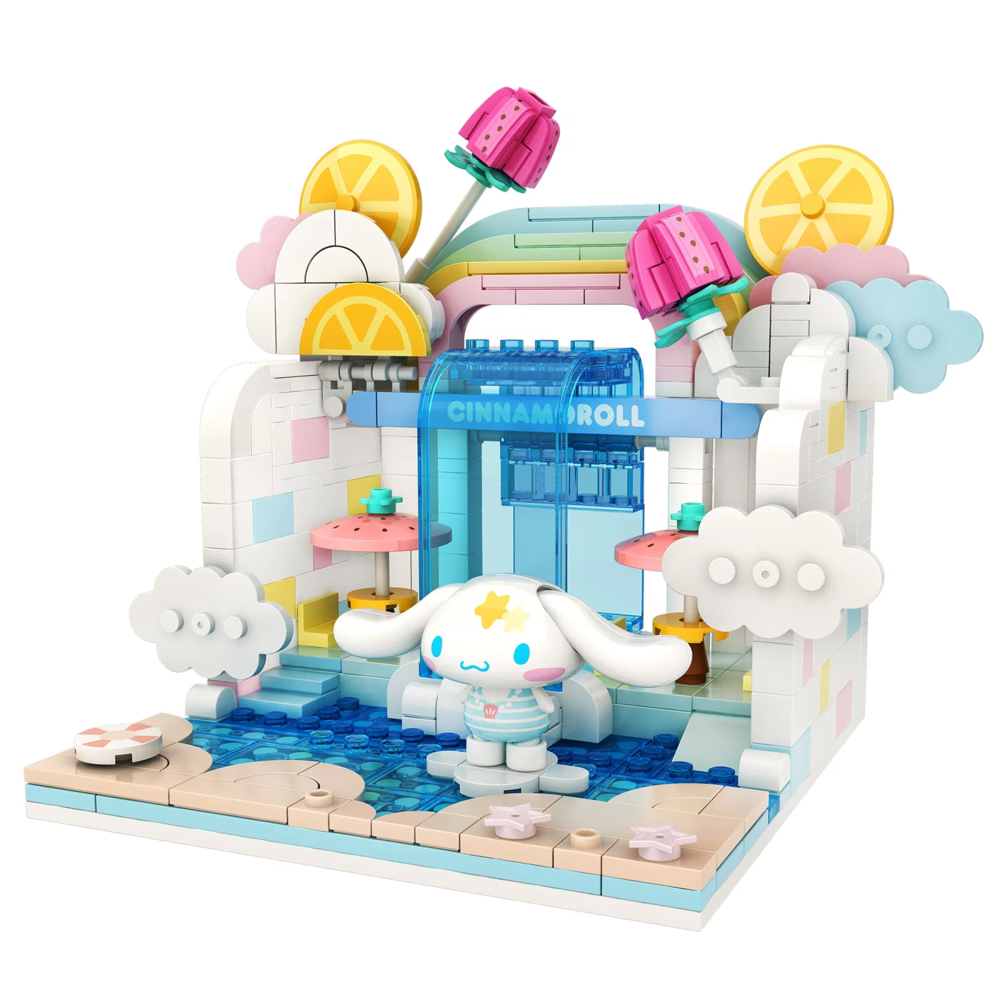 YuMe Summer Wunderland - Cinnamoroll Wave Pool Cafe Building Blocks