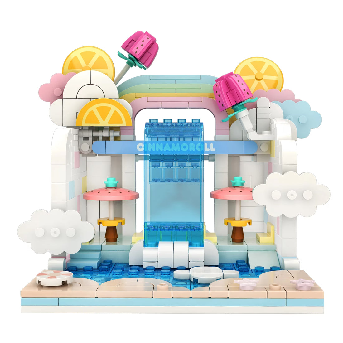 YuMe Summer Wunderland - Cinnamoroll Wave Pool Cafe Building Blocks, image 4