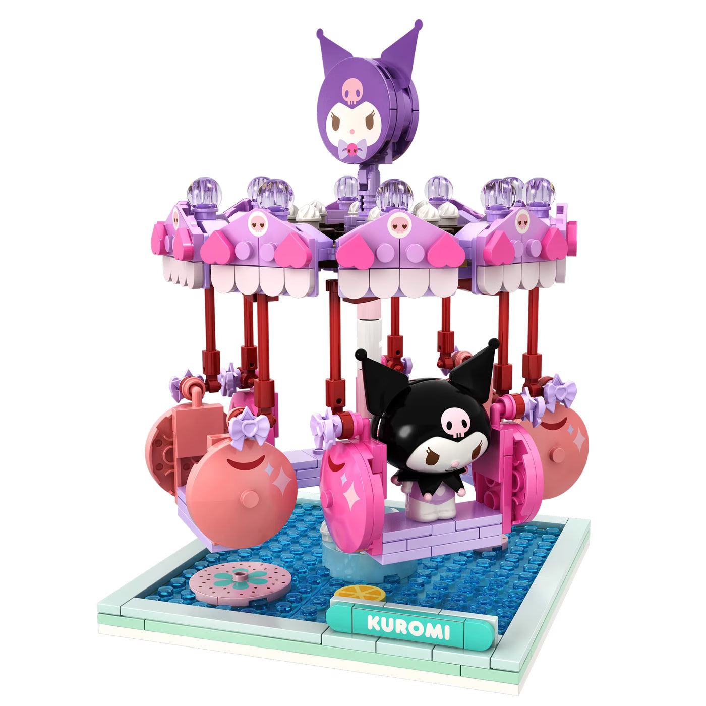 YuMe Summer Wunderland - Kuromi Swing Ride Building Blocks