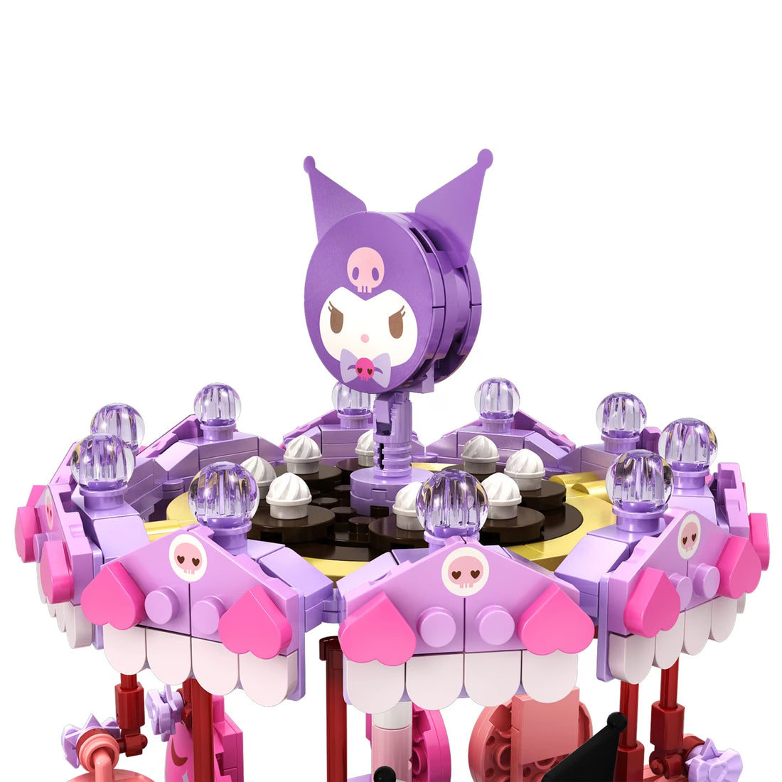 YuMe Summer Wunderland - Kuromi Swing Ride Building Blocks, image 3
