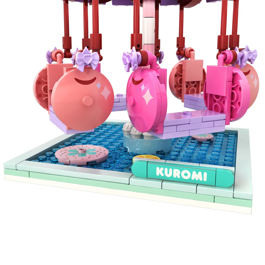 YuMe Summer Wunderland - Kuromi Swing Ride Building Blocks, image 4